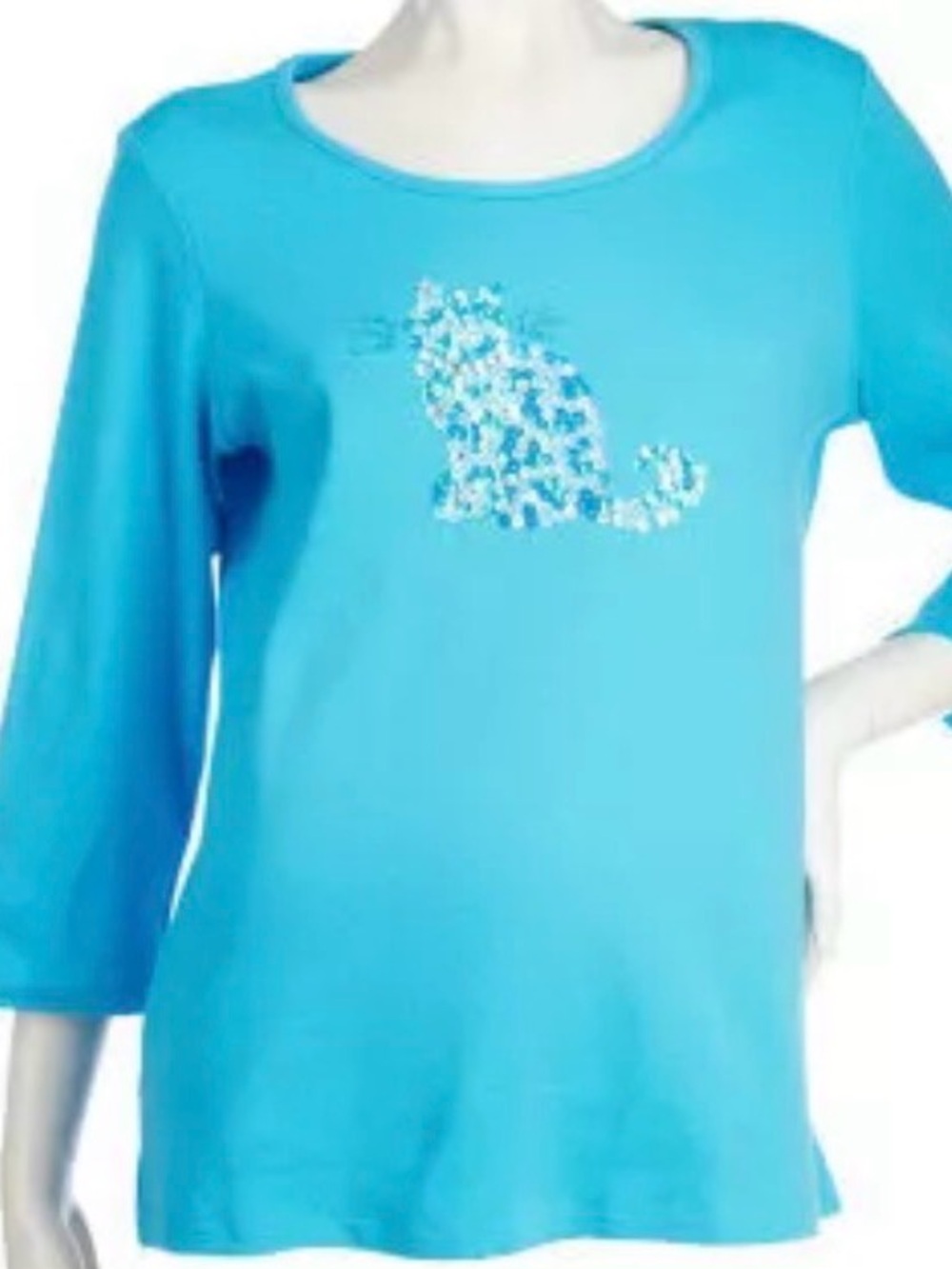 224. NWOT WOMENS QUACKER FACTORY XL DETAIL TOP